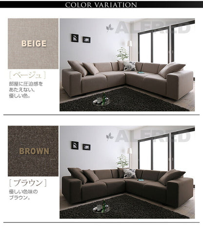 【新商品】コーナーソファセット ALFRED アルフレッド ソファ＆オットマンセット 2P×2+コーナー 送料無料