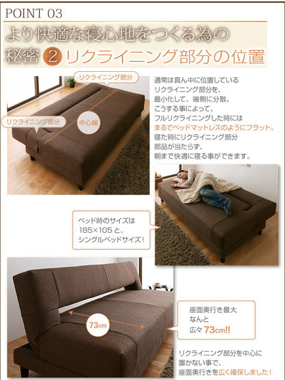 コイルスプリングソファベッド Welz ウェルズ 3.5P 送料無料 - 【公式】allecore(アレコレ) 家具インテリア・生活雑貨のオンライン通販