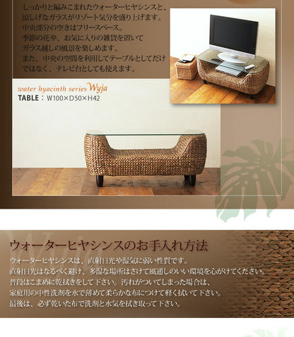 【新商品】ウォーターヒヤシンスシリーズ Wyja ウィージャ オットマン 送料無料
