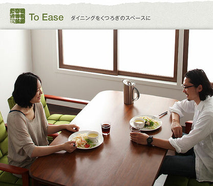 【新商品】組立設置付き ソファ&amp;ダイニングセット DARNEY ダーニー 5点セット(テーブル+1Pソファ2脚+チェア2脚) W160 送料無料