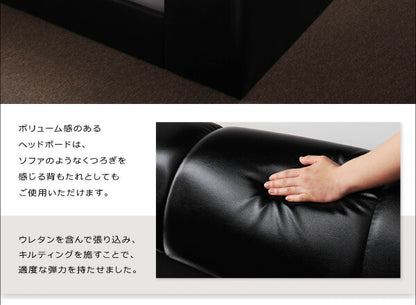 【新商品】組立設置付き モダンデザインフロアベッド MAD マッド プレミアムボンネルコイルマットレス付き セミダブル 送料無料
