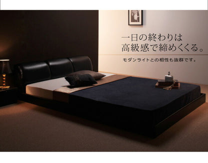 【新商品】組立設置付き モダンデザインフロアベッド MAD マッド プレミアムボンネルコイルマットレス付き シングル 送料無料