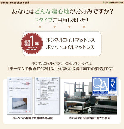 新・移動ラクラク 分割式マットレスベッド 専用別売品(ボリューム敷きパッド) セミダブル 送料無料
