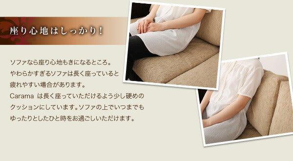 アバカシリーズ Carama カラマ ソファ 2P 送料無料