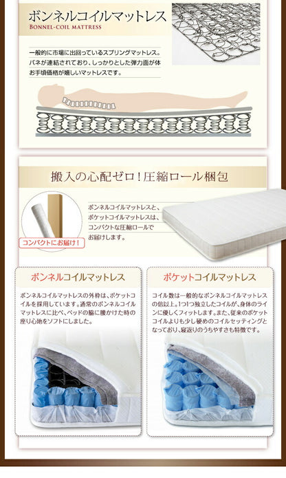 【新商品】クッション・フラップテーブル付き収納ベッド Relassy リラシー ラテックス入り国産ポケットコイルマットレス付き ダブル 送料無料