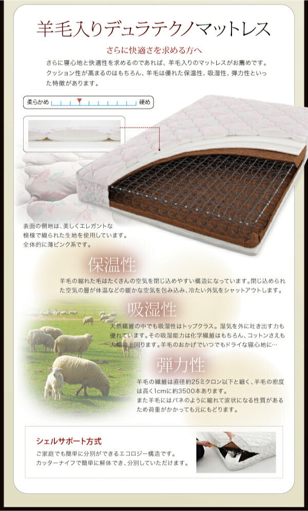 【新商品】組立設置付き モダンデザインフロアベッド Starden スターデン マルチラススーパースプリングマットレス付き シングル 送料無料