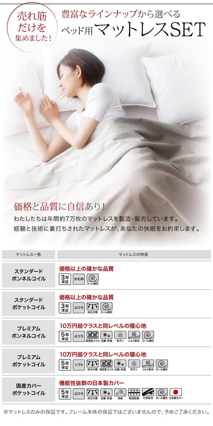 組立設置付き モダンデザイン・高級レザー・デザイナーズベッド Fortuna フォルトゥナ ベッドフレームのみ クイーン(Q×1) 送料無料