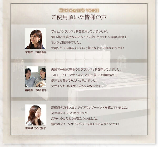 【新商品】組立設置付き モダンデザイン・高級レザー・大型ベッド Strom シュトローム 羊毛入りゼルトスプリングマットレス付き ダブル 送料無料