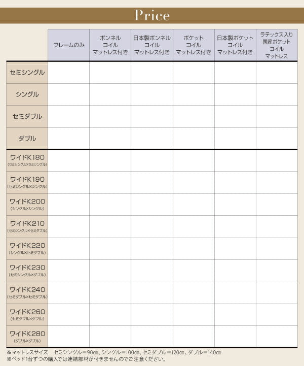 ずっと使えるロングライフデザインベッド Vermogen フェアメーゲン ポケットコイルマットレス付き シングル 送料無料 - 【公式】allecore(アレコレ) 家具インテリア・生活雑貨のオンライン通販