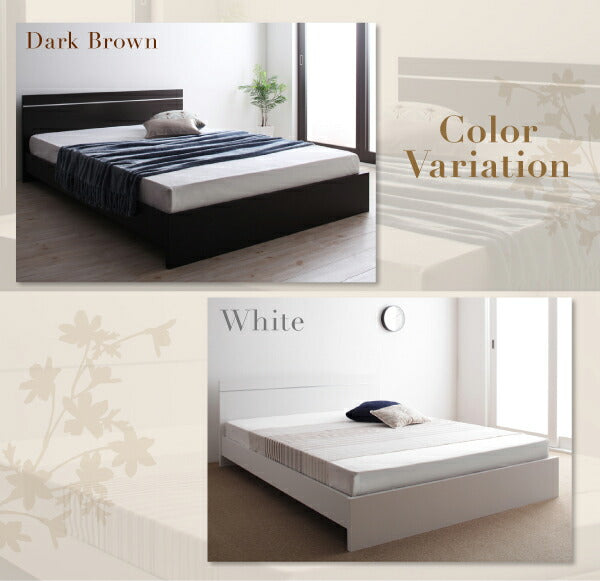 ずっと使えるロングライフデザインベッド Vermogen フェアメーゲン 天然ラテックス入り国産ポケットコイルマットレス付き セミダブル 送料無料