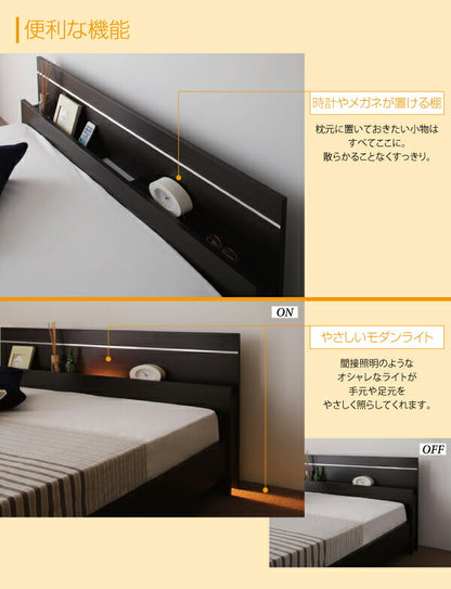 【新商品】親子で寝られる・将来分割できる連結ベッド JointEase ジョイント・イース 天然ラテックス入り国産ポケットコイルマットレス付き ワイドK190 送料無料