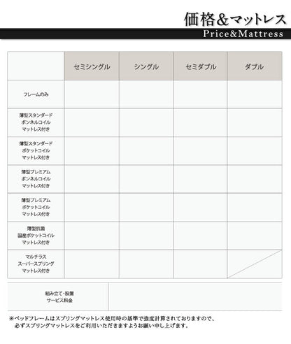 組立設置付 棚・コンセント付き_大容量チェストベッド Amario アーマリオ 薄型スタンダードポケットコイルマットレス付き シングル 送料無料