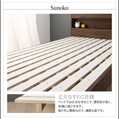 【新商品】組立設置付き ずっと使える！2段ベッドにもなるワイドキングサイズベッド Whentoss ウェントス 薄型・抗菌国産ポケットコイルマットレス付き ワイドK200 送料無料