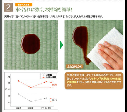 組立設置付 美草・日本製_大容量畳跳ね上げベッド Sagesse サジェス セミダブル 深さグランド