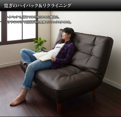 ハイバックコイルソファ　レザー Lynette リネット ソファ レザー 2P 送料無料 - 【公式】allecore(アレコレ) 家具インテリア・生活雑貨のオンライン通販