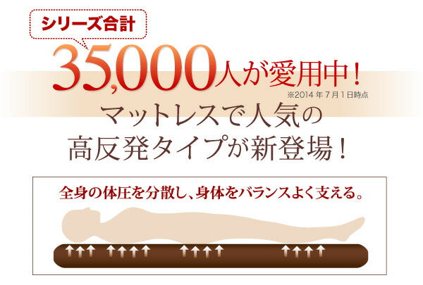 ボリューム布団6点セット FLOOR フロア 高反発タイプ セミダブル6点セット 送料無料