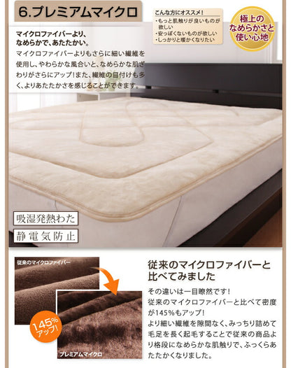 【新商品】寝心地・カラー・タイプが選べる 大きいサイズのパッド・シーツ シリーズ 敷きパッド プレミアムマイクロ キング 送料無料