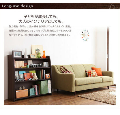 ソフト素材 リビングカラーシリーズ Lkids エルキッズ 本棚 ラージ 送料無料 - 【公式】allecore(アレコレ) 家具インテリア・生活雑貨のオンライン通販