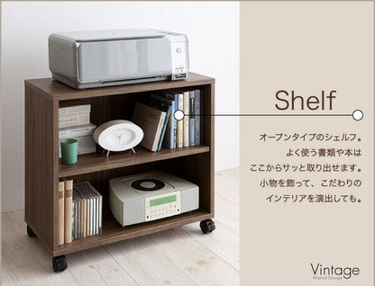 【新商品】ウォールナットデザインシステムデスク Vintage ヴィンテージ W120 送料無料