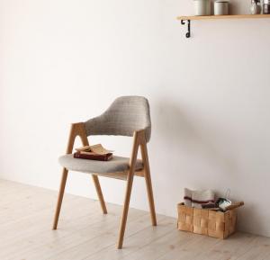 【新商品】天然木タモ無垢材ダイニング Ma maison マ・メゾン ダイニングチェア 2脚組 送料無料