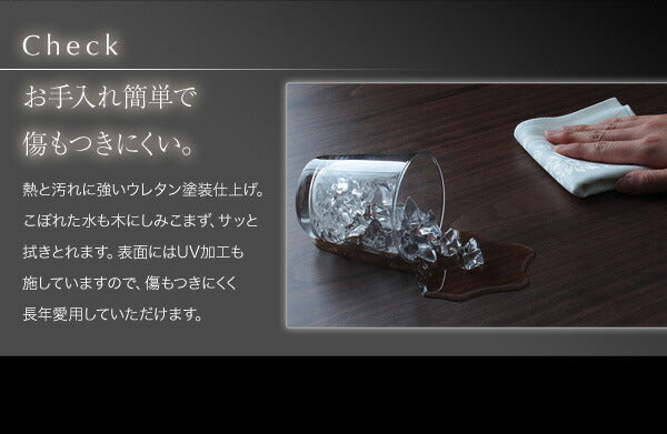 モダンデザインフラットヒーターこたつテーブル Valeri ヴァレーリ 長方形(75×105cm) 送料無料