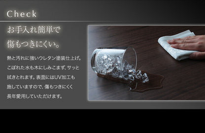 モダンデザインフラットヒーターこたつテーブル Valeri ヴァレーリ 長方形(75×105cm) 送料無料