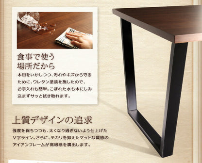 【新商品】組立設置付き ヴィンテージスタイル・リビングダイニングセット CISCO シスコ 3点セット(テーブル+ソファ1脚+アームソファ1脚) 右アーム W120 送料無料