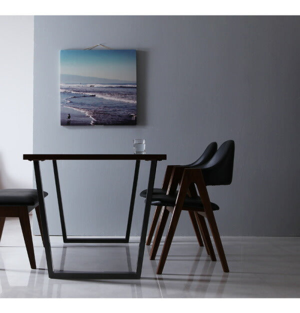 【新商品】天然木ウォールナットモダンデザインダイニング Wyrd ヴィールド ダイニングテーブル W120 送料無料