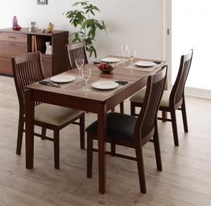 【新商品】組立設置付き モダンデザインダイニング Silta シルタ 5点セット(テーブル+チェア4脚) W120-180 送料無料