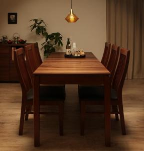 モダンデザインダイニング Silta シルタ 7点セット(テーブル+チェア6脚) W120-180 送料無料