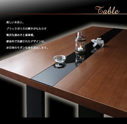 【新商品】組立設置付き モダンデザインダイニング Bistro M ビストロ エム 4点セット(テーブル+チェア2脚+ベンチ1脚) W150 送料無料