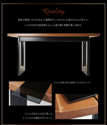 【新商品】組立設置付き モダンデザインダイニング Bistro M ビストロ エム ダイニングテーブル W150 送料無料