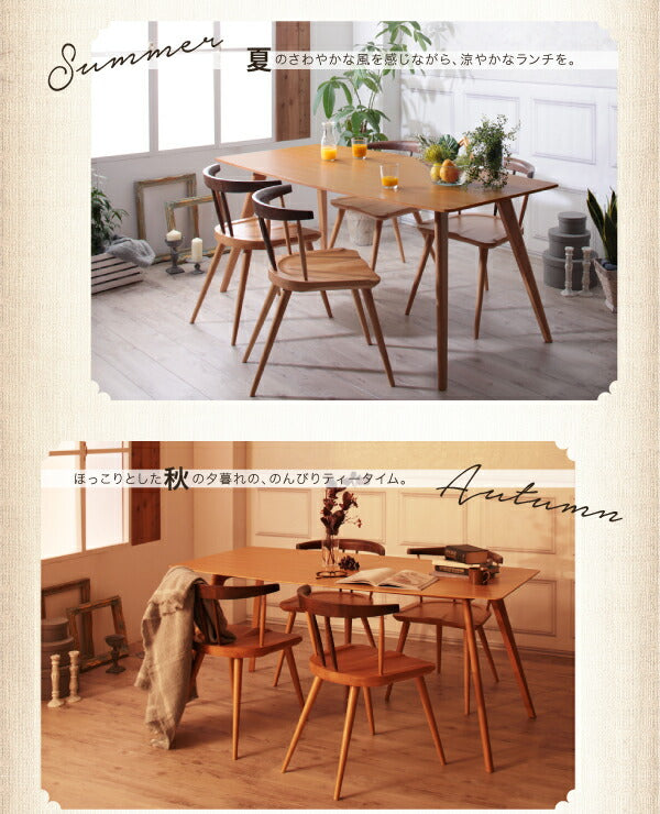 【新商品】アンティーク調ウィンザーチェアダイニング Chester チェスター ダイニングテーブル W160 送料無料