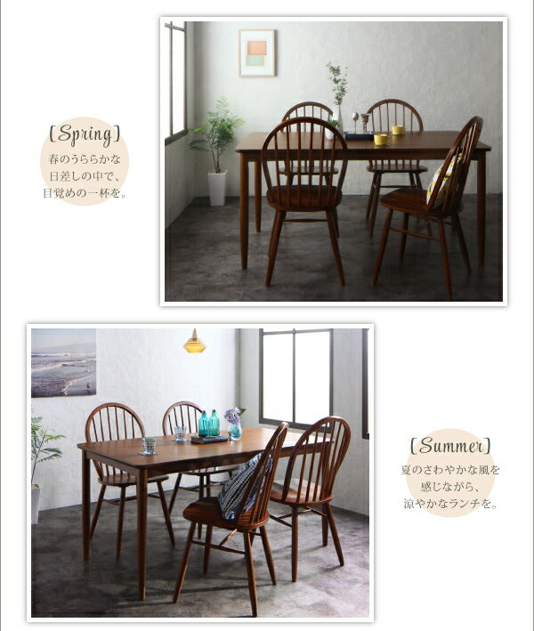 【新商品】組立設置付き アンティーク調ウィンザーチェアダイニング Oakham オーカム W120 送料無料