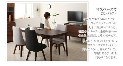 【新商品】組立設置付き 北欧デザイン らくらく回転チェアダイニング cura クーラ 4点セット(テーブル+チェア2脚+ベンチ1脚) W150 送料無料