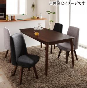 【新商品】組立設置付き 北欧デザイン らくらく回転チェアダイニング cura クーラ 5点セット(テーブル+チェア4脚) W115 送料無料