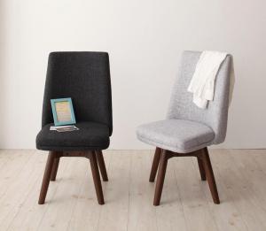 【新商品】北欧デザイン らくらく回転チェアダイニング cura クーラ ダイニングチェア 2脚組 送料無料