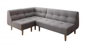 こたつもソファも高さ調節できるリビングダイニングセット puits ピュエ ダイニングソファ 3点セット 1P+2P+コーナー 送料無料