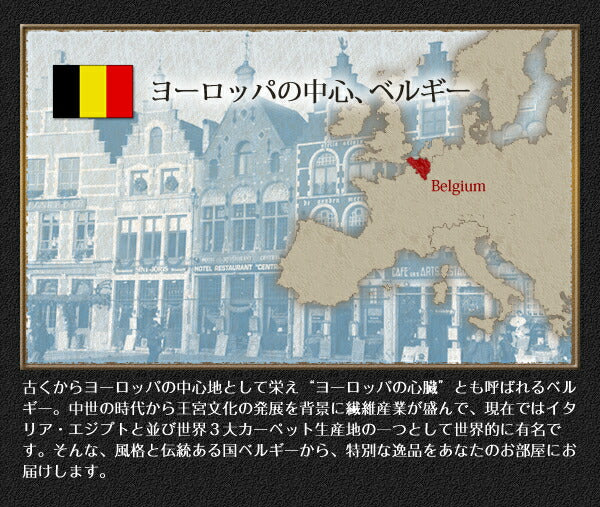 ベルギー製ウィルトン織りクラシックデザインラグ Antwerpen アントワープ 160×230cm 送料無料