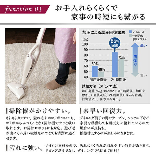 グラデーションミックスシャギーラグ rayures レイユール 140×200cm 送料無料