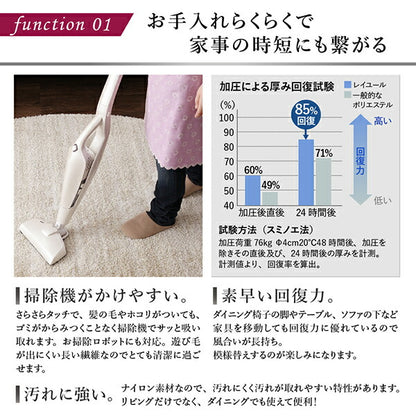 グラデーションミックスシャギーラグ rayures レイユール 直径200cm(サークル) 送料無料