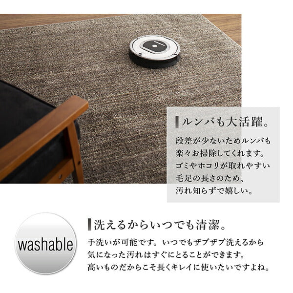 グラデーションミックスシャギーラグ rayures レイユール 200×300cm 送料無料