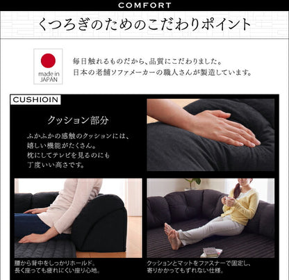 こたつに合わせるフロアコーナーソファ Wille ヴィレ L字 マット部分サイズ 142×142cm 厚さ40mm 送料無料