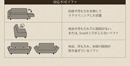 イタリア製フィットタイプソファカバー【forma】フォルマ　肘掛あり 2人掛用 送料無料