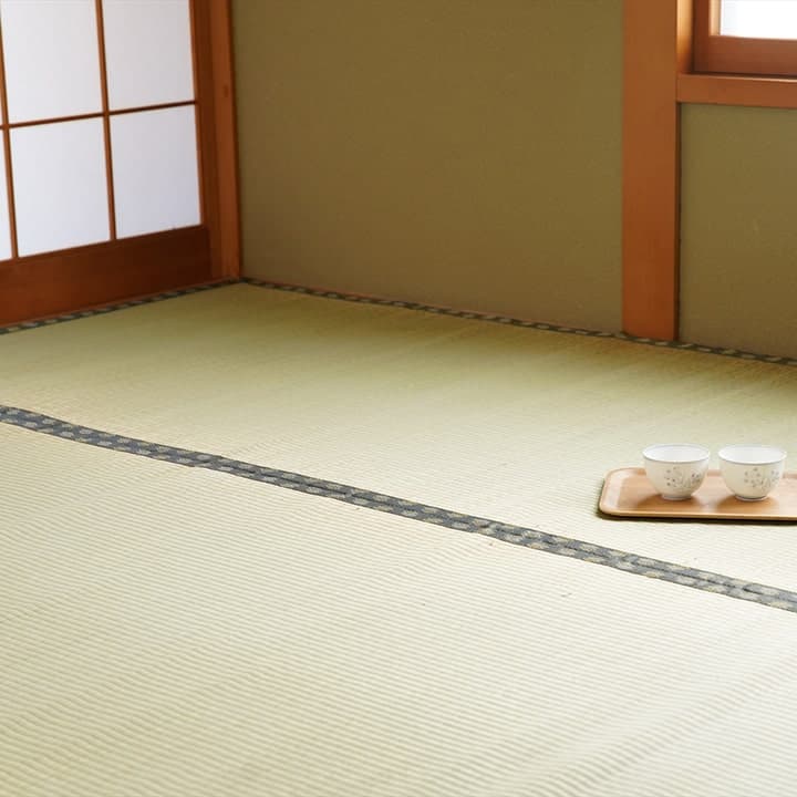 純国産 い草 上敷き カーペット 双目織 『松』 三六間6畳(約273×364cm） 送料無料