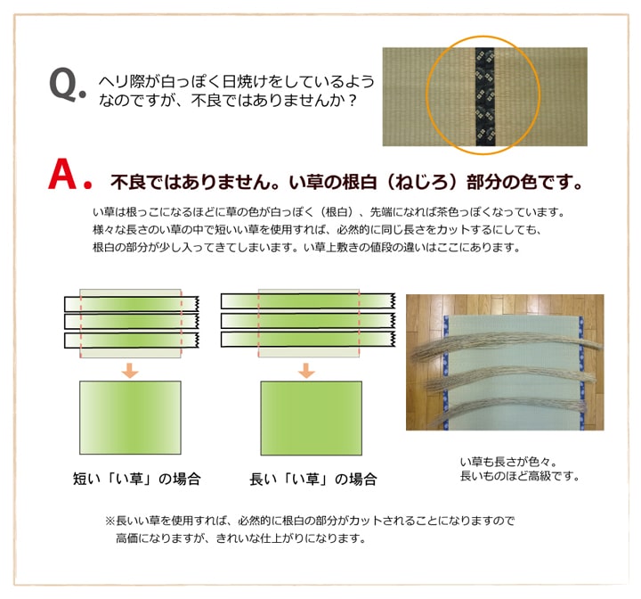 純国産 い草 上敷き カーペット 糸引織 『柿田川』 江戸間6畳(約261×352cm） 送料無料