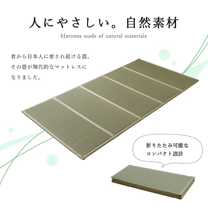 い草 ユニット 畳 軽量 抗菌防臭 消臭 防音 断熱性 お手入れ 簡単 楽 収納 便利 約100×200cm 送料無料