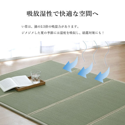 い草 ユニット 畳 軽量 抗菌防臭 消臭 防音 断熱性 お手入れ 簡単 楽 収納 便利 約100×200cm 送料無料