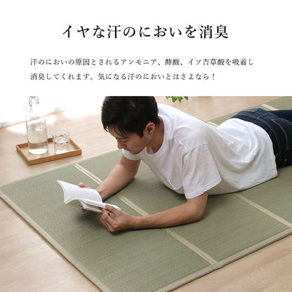 い草 ユニット 畳 軽量 抗菌防臭 消臭 防音 断熱性 お手入れ 簡単 楽 収納 便利 約100×200cm 送料無料