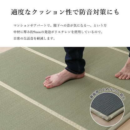 い草 ユニット 畳 軽量 抗菌防臭 消臭 防音 断熱性 お手入れ 簡単 楽 収納 便利 約100×200cm 送料無料